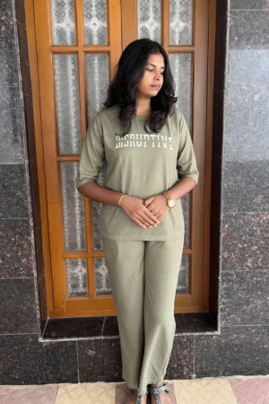 olive Green  Co-Ord Set