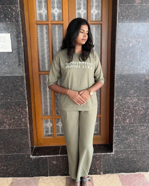 olive Green  Co-Ord Set