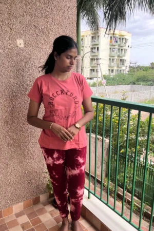 Coral Pyjama Set