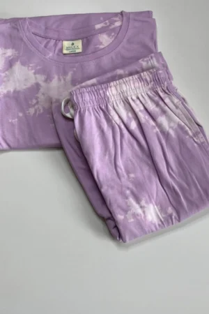 Violet Tie and Dye Co-Ord Set
