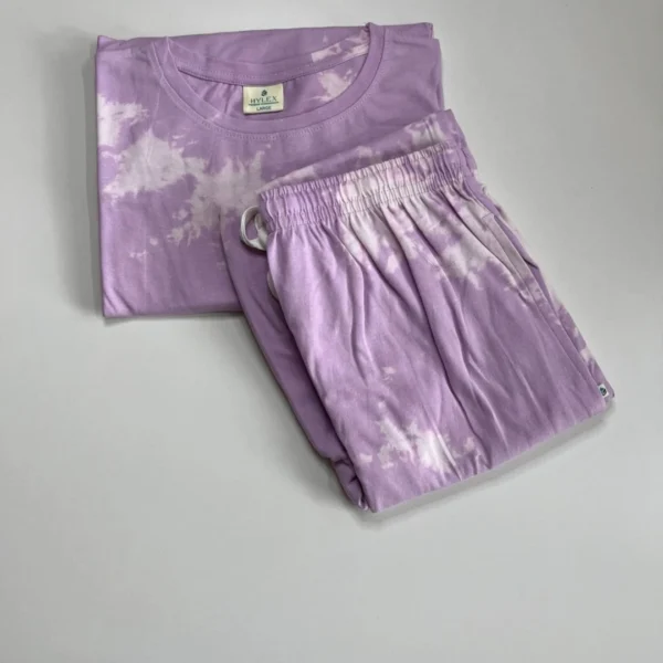 Violet Tie and Dye Co-Ord Set