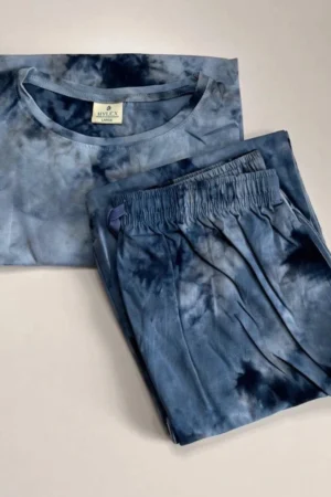 Blue Tie and Dye Co-Ord Set