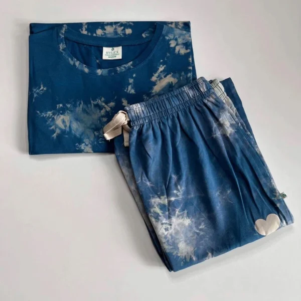 Teal Tie and Dye Co-Ord Set