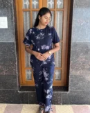 Navy Tie and Dye Co-Ord Set
