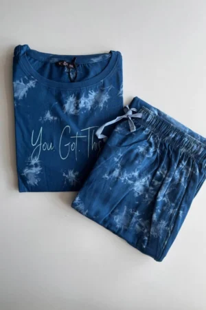Blue Tie and Dye Co-Ord Set