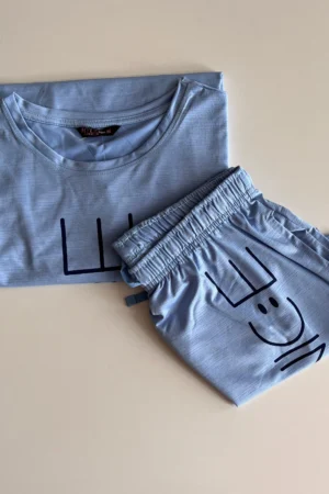 Blue shorts sets
