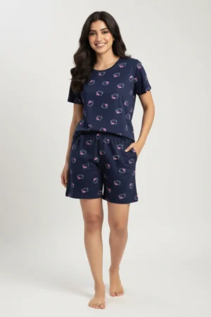 Navy shorts sets