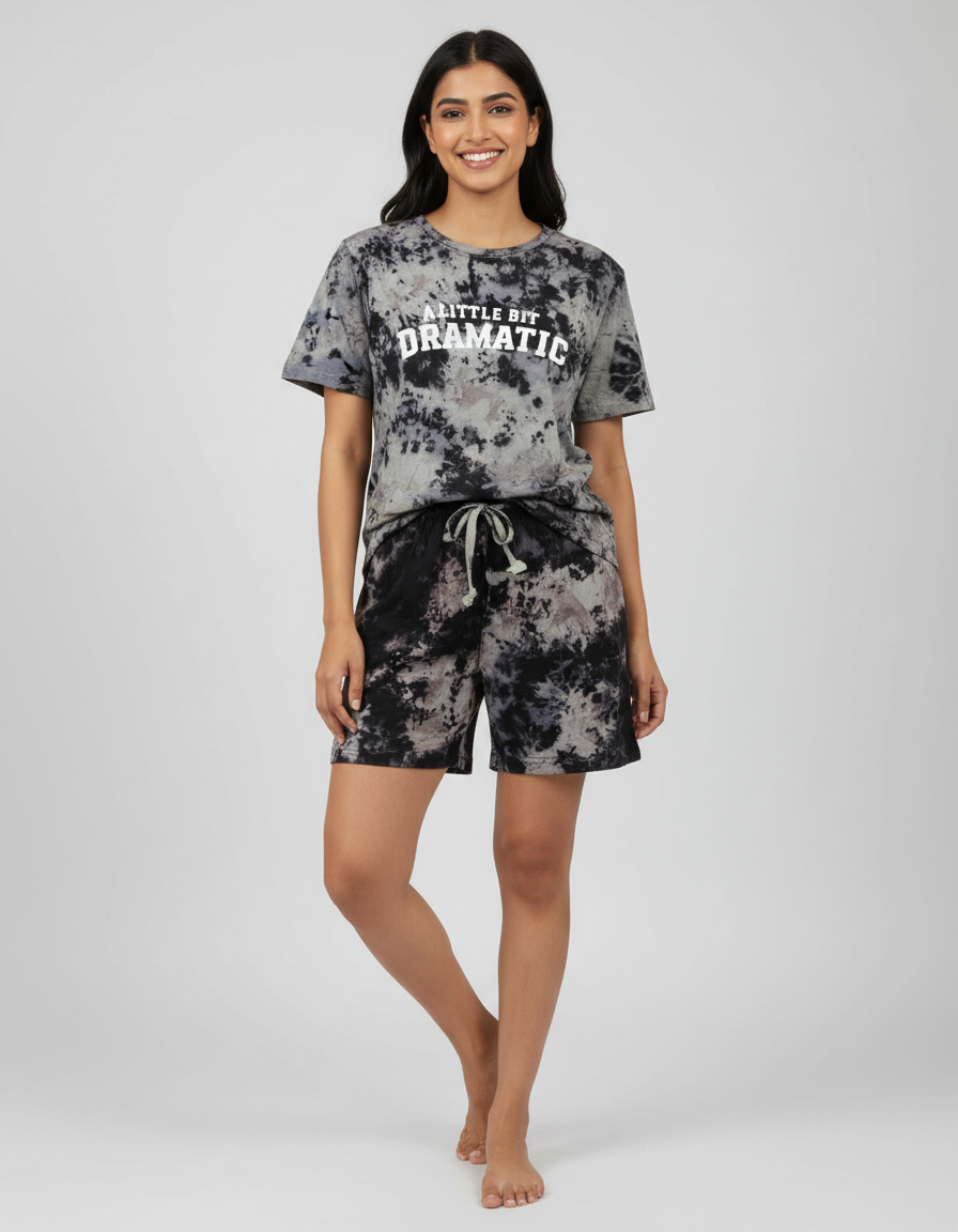 Tie and Dye shorts sets